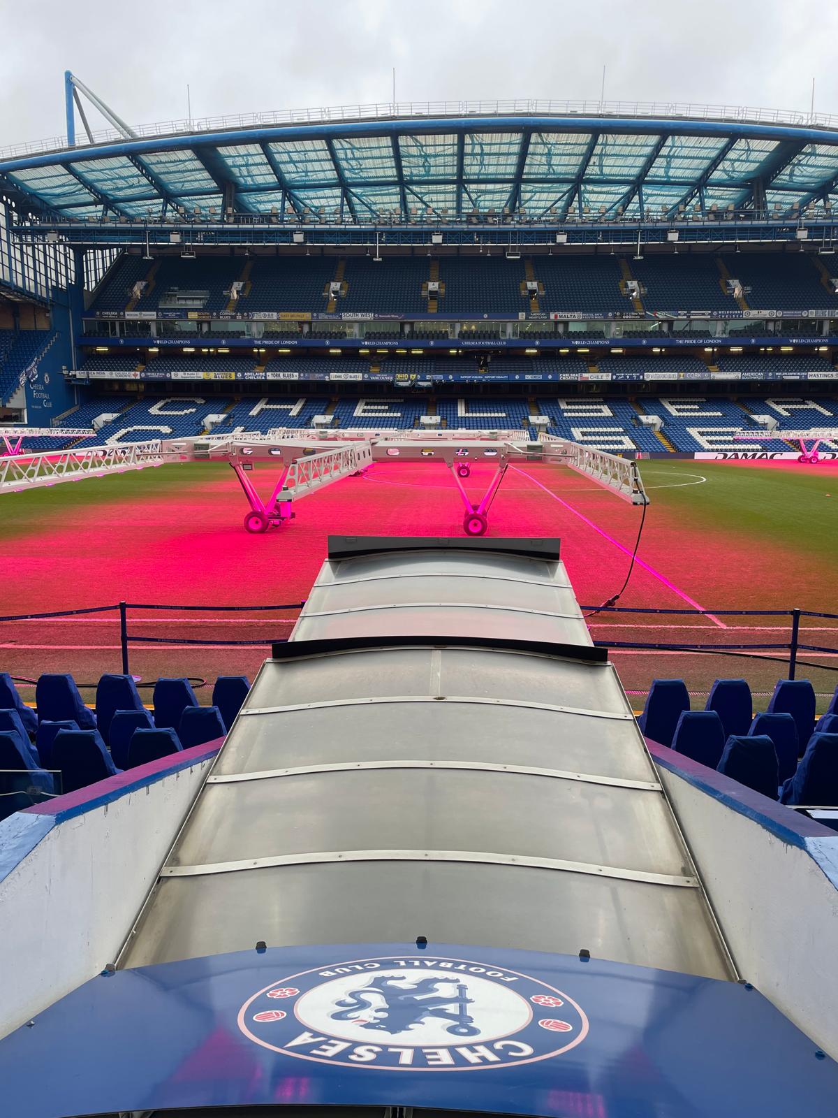 Spelerstunnel Stamford Bridge