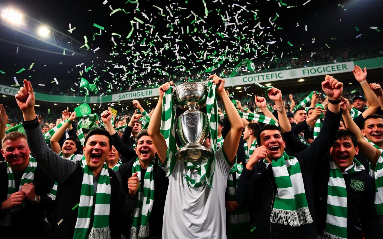 Celtic pakt opnieuw de titel in Schotland