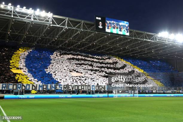 Gewiss Stadium van Atalanta tijdens een wedstrijd in de Serie A